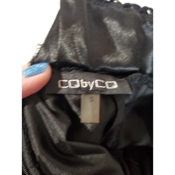 CQ by CQ Sheer Mesh Sequin Embellished 1/2 Sleeve Romper Womens Sz S Party Club - Picture 8 of 11